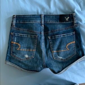 American Eagle Hi-Rise Shortie Shorts